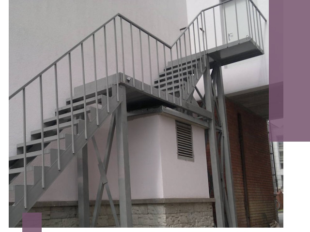 Монтаж пожарных лестниц под ключ в Клинцах с гарантией качества