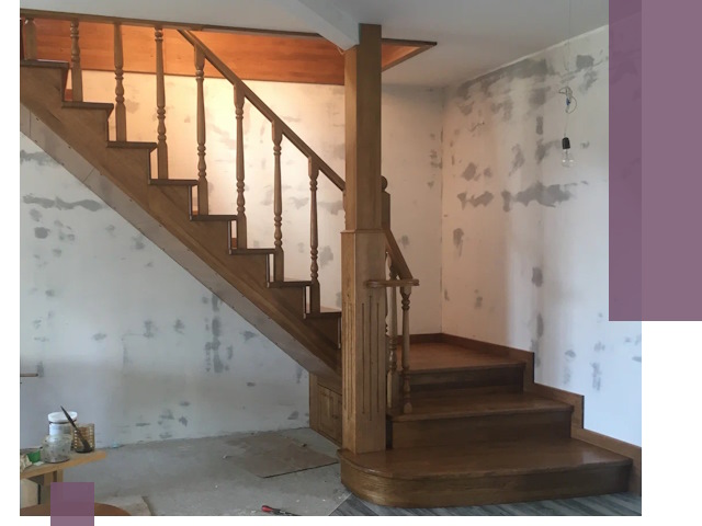 Ремонт деревянных лестниц в Клинцах: быстро и качественно