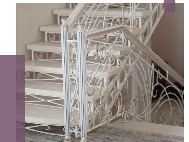 Изготовление кованых лестниц на заказ в Клинцах от 88366 руб. | ПРОЛЁТ-Клы