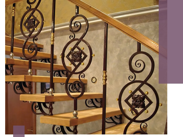 Изготовление кованых лестниц под ключ в Клинцах