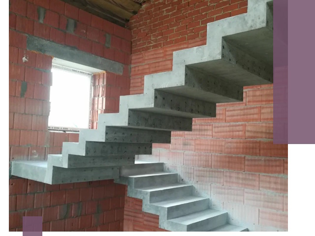 Бетонные лестницы под ключ в Клинцах: монтаж, демонтаж, ремонт