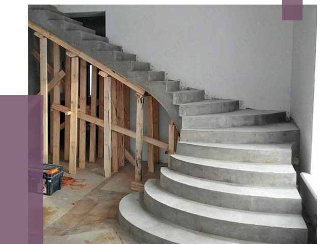 Изготовление бетонных лестниц под ключ в Клинцах от 20272 руб. | ПРОЛЁТ-Клы