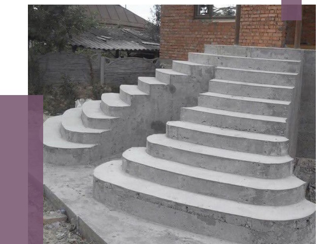 Монтаж бетонных лестниц в Клинцах от 4366 руб. 