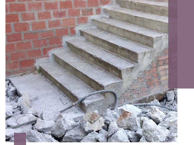 Демонтаж бетонных лестниц в Клинцах: быстро и безопасно