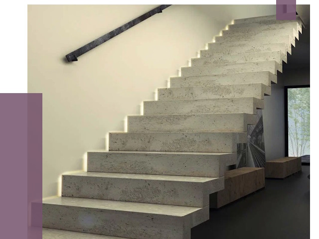 Облицовка бетонных лестниц в Клинцах от 4678 руб/м2 