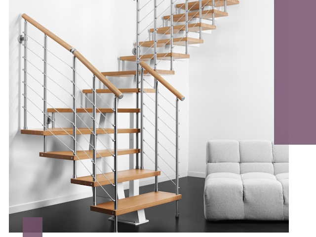 Модульные лестницы под ключ в Клинцах — монтаж и изготовление