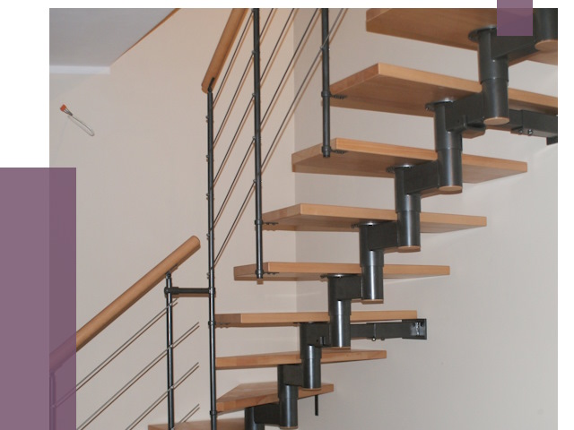 Изготовление модульных лестниц в Клинцах от 11696 руб. 