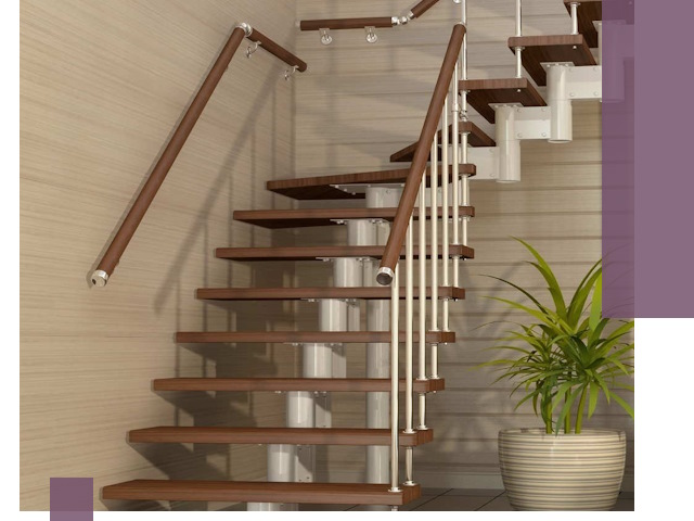 Изготовление модульных лестниц под ключ в Клинцах