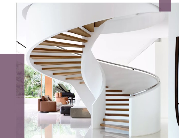 Винтовые лестницы в Клинцах под ключ от 49381 руб. | ПРОЛЁТ-Клы