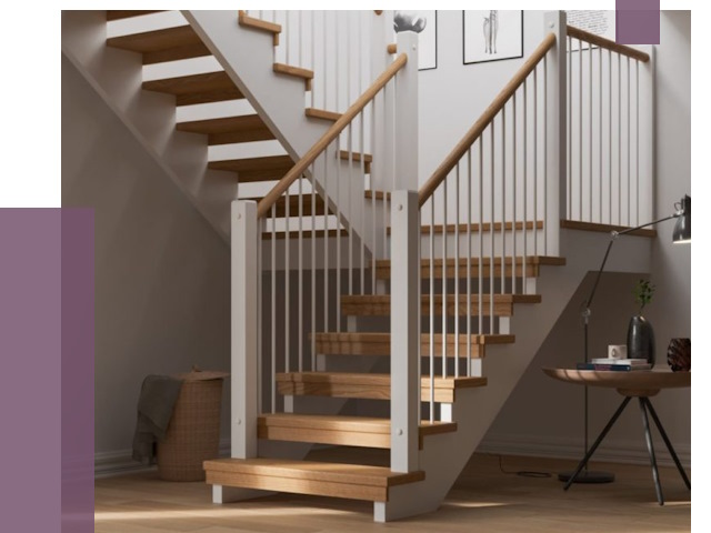 Маршевые лестницы в Клинцах от 38725 руб. — монтаж | ПРОЛЁТ-Клы