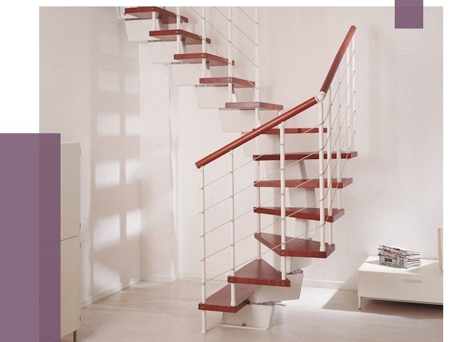 Изготовление лестниц на больцах в Клинцах от 9876 руб. | ПРОЛЁТ-Клы