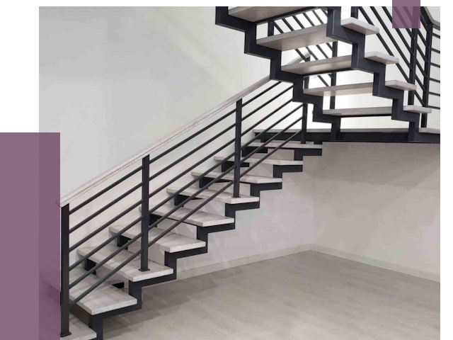 Лестницы на металлокаркасе под ключ в Клинцах от 12995 руб. | ПРОЛЁТ-Клы