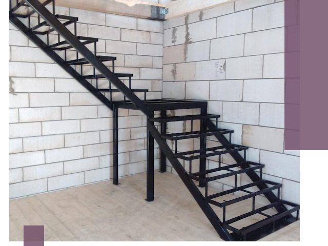 Лестницы на металлокаркасе под ключ в Клинцах — изготовление и монтаж