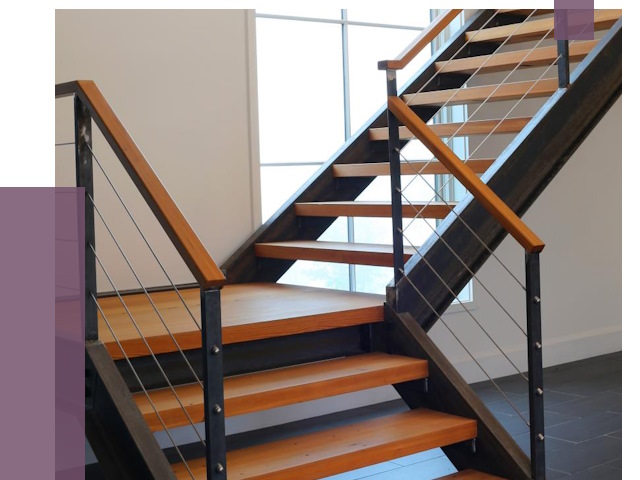 Изготовление лестниц на металлокаркасе в Клинцах от 19233 руб. | ПРОЛЁТ-Клы