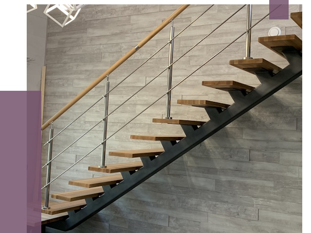 Изготовление лестниц на монокосоуре в Клинцах от 77450 руб. 