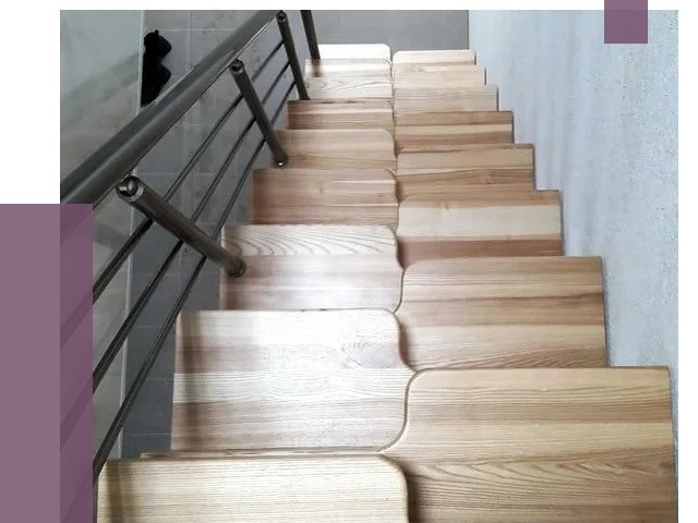 Лестницы гусиный шаг в Клинцах от 13255 руб. под ключ | ПРОЛЁТ-Клы