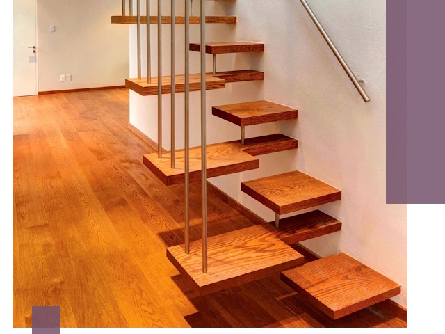 Лестницы «гусиный шаг» на заказ в Клинцах для узких пространств