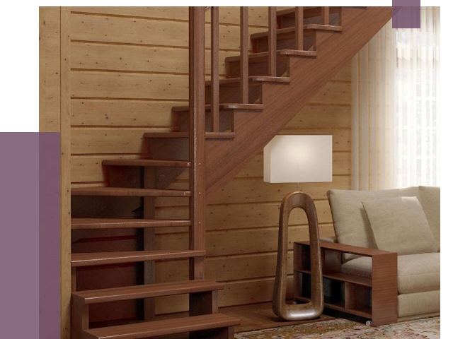 Лестницы эконом класса в Клинцах от 18557 руб. бюджетные решения