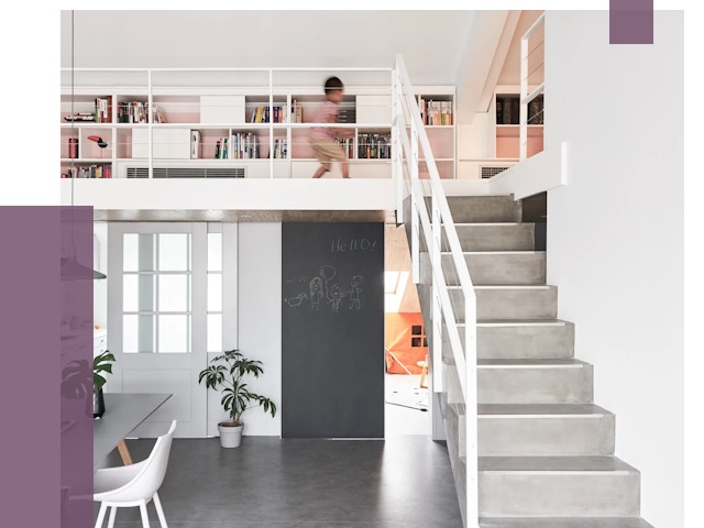 Лестницы для двухуровневой квартиры в Клинцах от 179331 руб. | ПРОЛЁТ-Клы