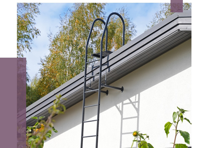 Лестницы на крышу в Клинцах от 19441 руб. — монтаж и монтаж ПРОЛЁТ-Клы