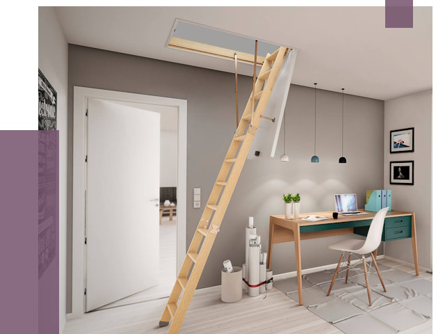 Чердачные лестницы в Клинцах — от 14814 руб. | ПРОЛЁТ-Клы