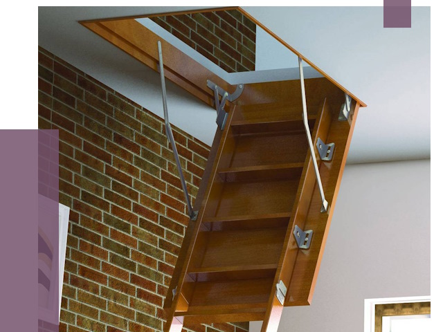 Установка чердачной лестницы в Клинцах от 7953 руб. | ПРОЛЁТ-Клы