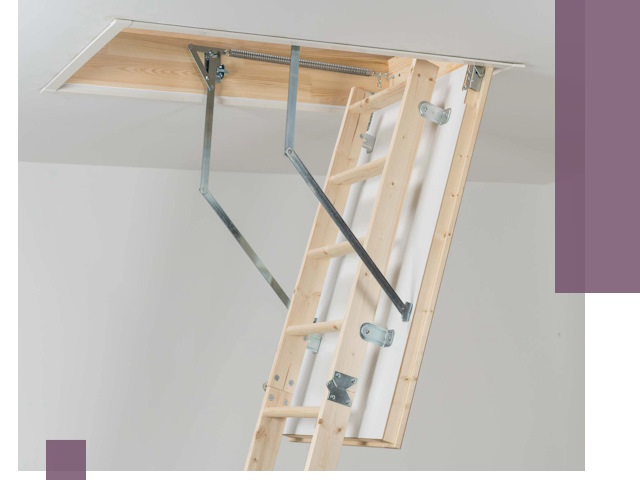 Установка чердачной лестницы под ключ в Клинцах