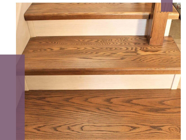 Буковые лестницы под ключ в Клинцах от 12735 руб.