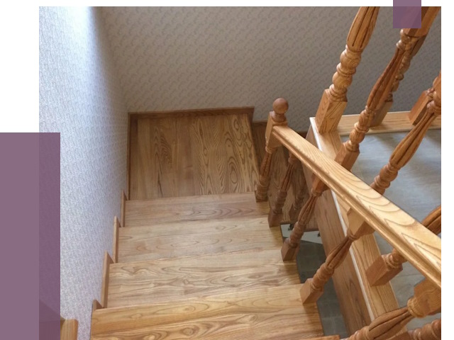 Сосновые лестницы в Клинцах под ключ от 8213 руб.  | ПРОЛЁТ-Клы