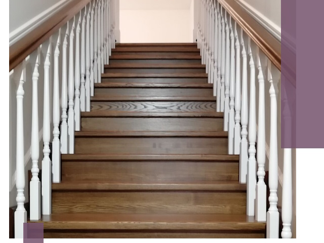 Лестницы из ясеня на заказ в Клинцах — изготовление и монтаж