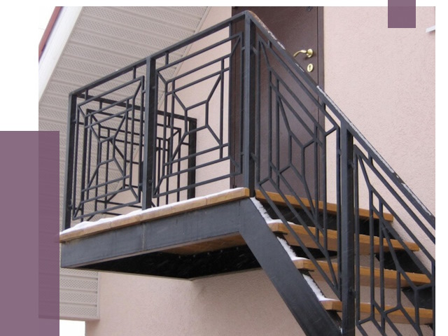Металлические перила в Клинцах от 4366 руб.  | ПРОЛЁТ-Клы