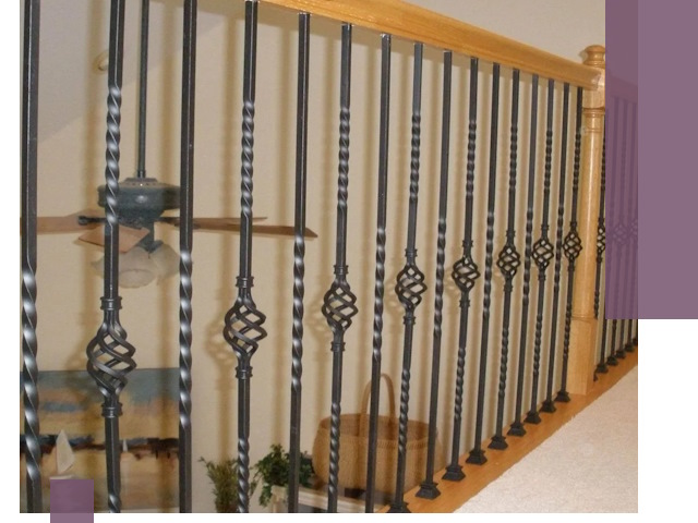Изготовление и монтаж кованных перил в Клинцах под ключ