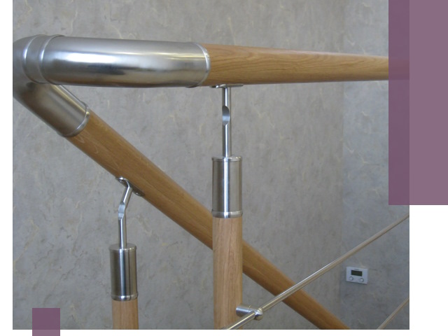 Комбинированные перила на заказ в Клинцах — монтаж и производство