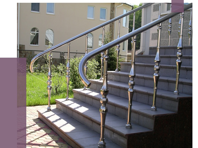 Перила для крыльца в Клинцах от 10916 руб. — монтаж ПРОЛЁТ-Клы