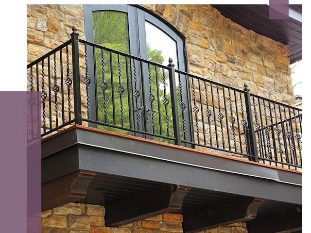 Балконные ограждения в Клинцах от 8161 руб. — купить | ПРОЛЁТ-Клы