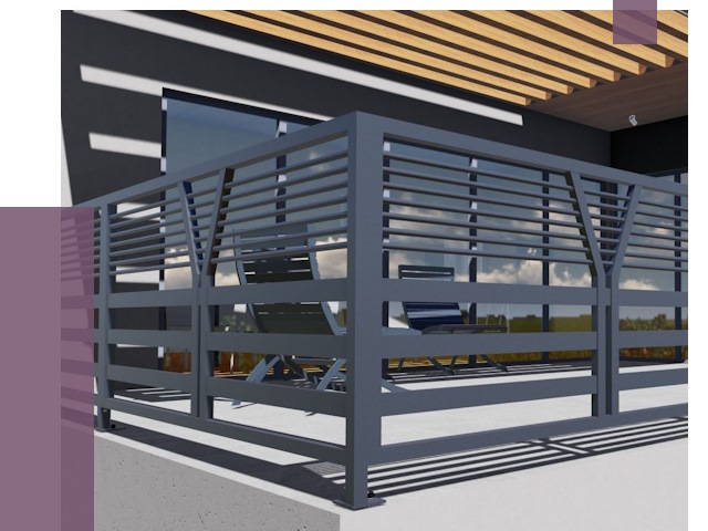 Изготовление балконных ограждений в Клинцах от 10916 руб. | ПРОЛЁТ-Клы