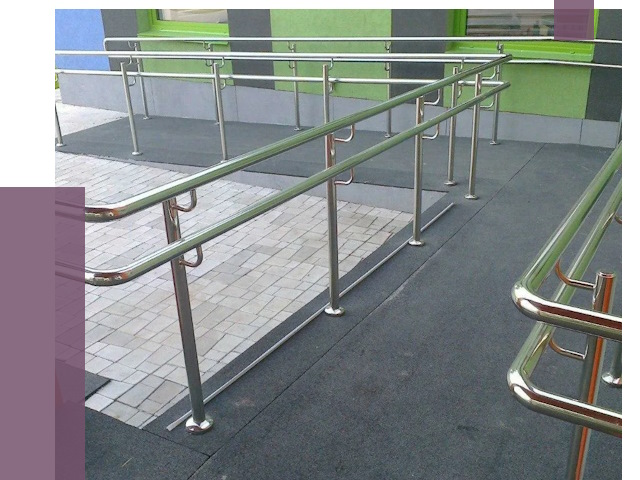 Ограждения пандусов в Клинцах от 4418 руб. монтаж | ПРОЛЁТ-Клы