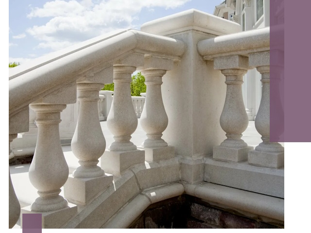 Балюстрады из металла и камня под ключ в Клинцах