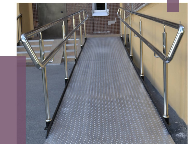 Пандусы в Клинцах от 12475 руб. — установка для инвалидов | ПРОЛЁТ-Клы