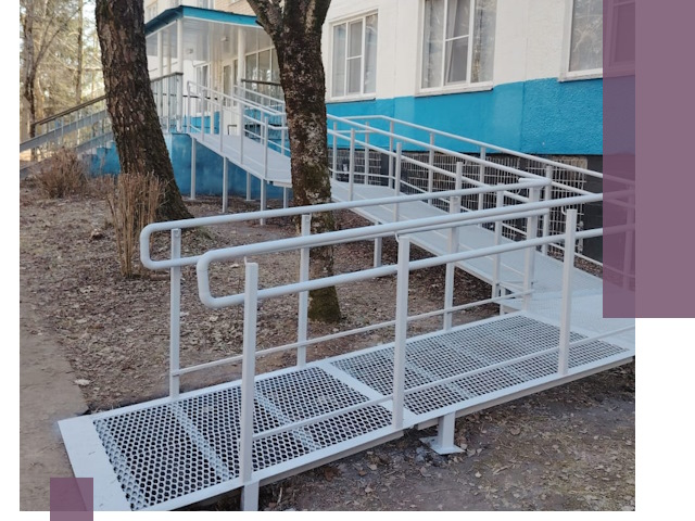 Пандусы под ключ в Клинцах: изготовление, монтаж и демонтаж