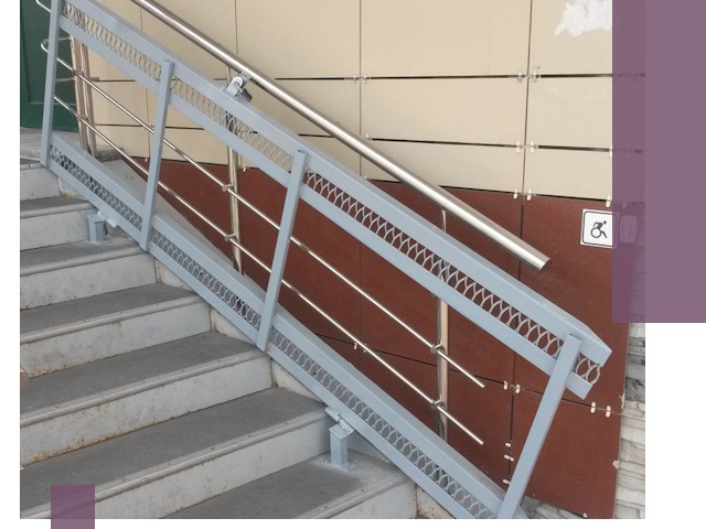 Изготовление откидных пандусов под ключ в Клинцах