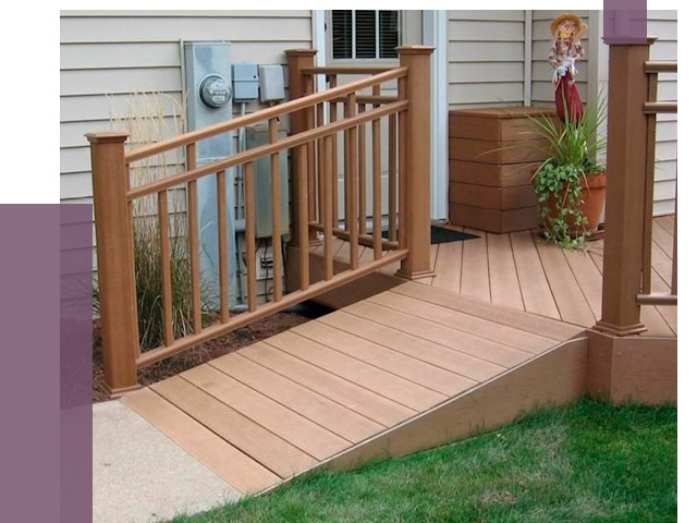 Пандус на крыльцо в Клинцах под ключ от 7901 руб.