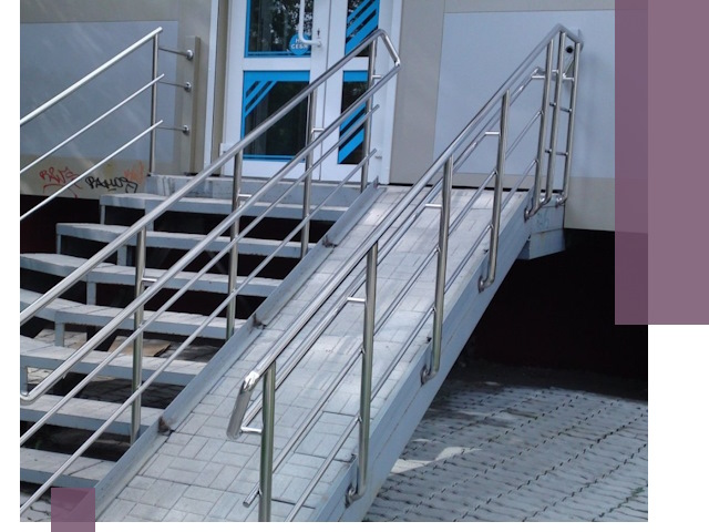 Пандус на крыльцо под ключ в Клинцах: монтаж и изготовление