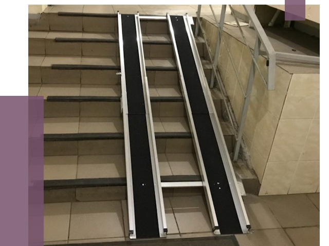 Установка пандуса в подъезд в Клинцах от 8109 руб. под ключ | ПРОЛЁТ-Клы