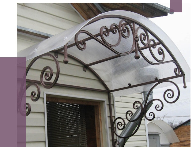 Изготовление козырьков в Клинцах от 7485 руб. — заказать | ПРОЛЁТ-Клы