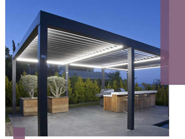 Навесы отдельно стоящие под ключ в Клинцах из металла и поликарбоната