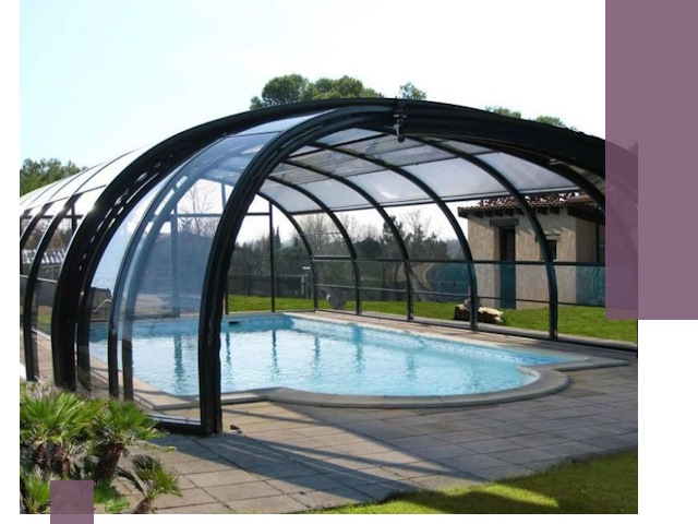 Навесы для бассейна в Клинцах: изготовление и монтаж под ключ