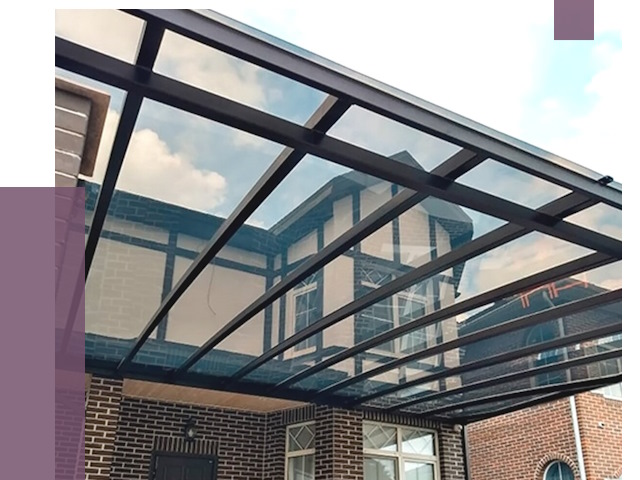 Навесы из поликарбоната в Клинцах от 8753 руб. под ключ — ПРОЛЁТ-Клы