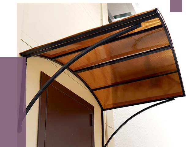 Недорогие козырьки в Клинцах от 7714 руб.  | ПРОЛЁТ-Клы