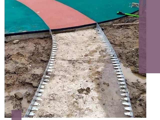 Металлические бордюры для дорожек в Клинцах — монтаж и изготовление